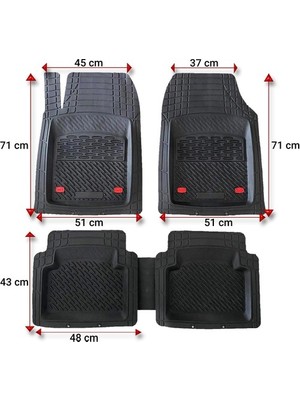 PINUKS Safir  Paspas Havuzlu Siyah Takım  PİNUKS-EMN28-170021