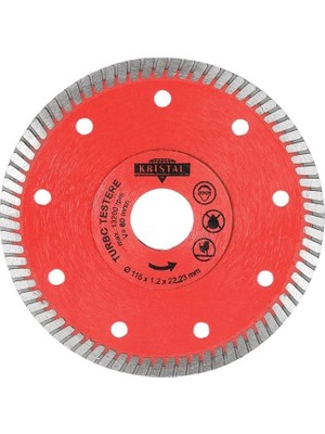 Kristal Turbo Elmas Testere 115 mm