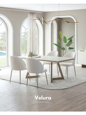 Velura Home & Living Valore Yemek Masası (Sadece Masa)