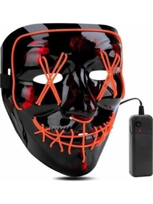 LED Işıklı Yeşil Maske