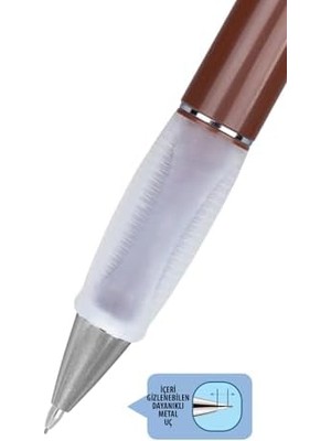 Deep Mekanik Kurşun Kalem, Toprak Tonları, 0.5 Mm, 6'lı Kutu