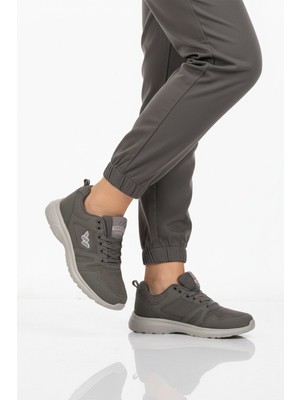 Walkway Füme Fileli Hafif Bağcıklı Esnek Unisex Spor Ayakkabı 020 G