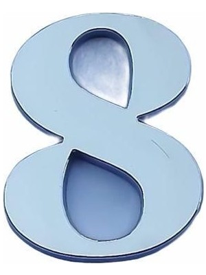 Cemax Villa Boy 8 Rakamı 8,5 cm Yapışkanlı