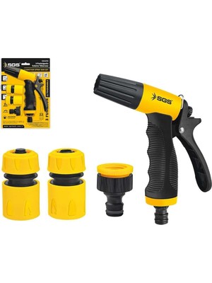 Sgs 4253 3 Fonksiyonlu Sulama Tabancası (4 Parça Set)