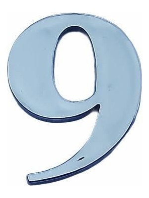 Cemax Villa Boy 9 Rakamı 8,5 cm Yapışkanlı