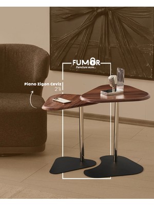 Piano 2'li Zigon Sehpa