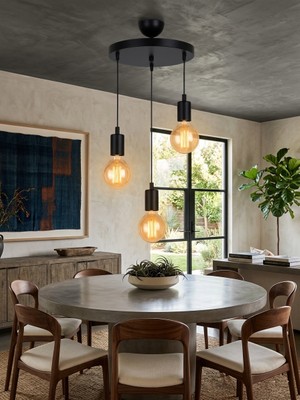 Hak Dekor Zuzu Retro3 Lü Sarkıt Avize