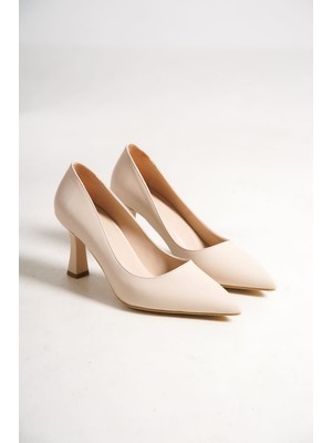 Fresco Scarfs Kadın Bej Stiletto TR12MS06D