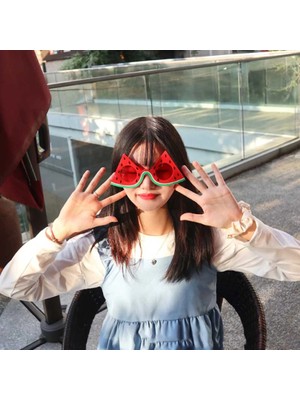 Aydogan's Hawaii Konsept Karpuz Temalı Hawaian Parti Gözlüğü 17X8 cm