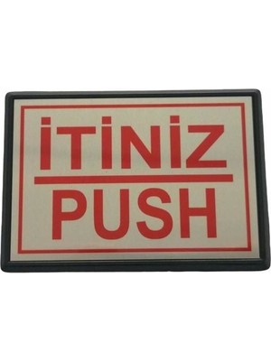Cemax Yönlendirme Küçük Itiniz (Push) 10X7 cm