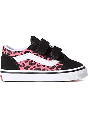 Vans Old Skool V Bebek Günlük Ayakkabı VN000CRWFOC1 Renkli