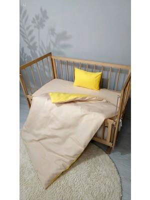 Baby Clime, 5 Parça Bebek Uyku Seti - 90X130 Yorgan - Mobilya Beşik ve Park Yatak Ölçülerine Uyumlu