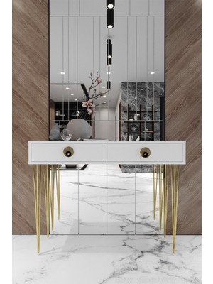 Feyza Design Yüksekliği 90 Cm, 120 cm Genişliğinde Şık Dekora Uygun Dresuar