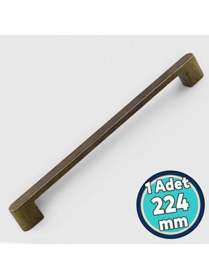 Nzb 224 mm Antik Sarı Metal Kulp Mutfak Mobilya Çekmece Mutfak Dolap Dolabı Kulpları Kapak Kulbu