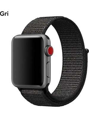 Maxdora Ally Apple Watch 7-8 41MM 6-5-4 40MM Nylon Loop Spor Kayış Kordon 3-2-1 38MM-(5775 - MX002U-7IZD8