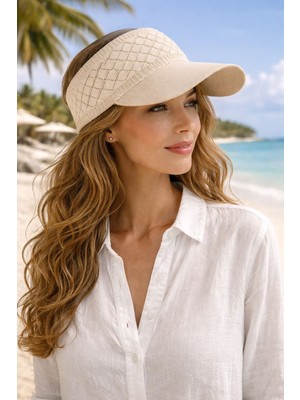 Aydın Şapkacınız Premium Kadın Vizör Tenisçi Şapka – Gün Boyu Rahatlık & Şıklık