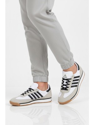 Mc Jamper Buz Beyaz Bağcıklı Kaymaz Erkek Spor Ayakkabı 2377 M