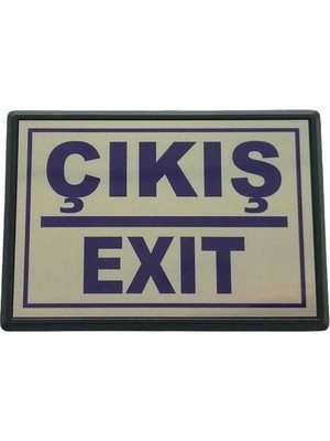 Cemax Yönlendirme Küçük Çıkış (Exit) 10X7 cm