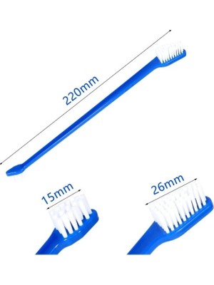 Çift Taraflı Hayvan Diş Fırçası 4 Lü Set