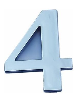 Cemax Villa Boy 4 Rakamı 8,5 cm Yapışkanlı