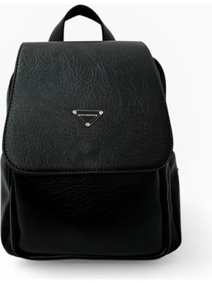 Sanmorris Kadın Yumuşak Dokulu, Kapaklı Suni Deri Sırt Çantası