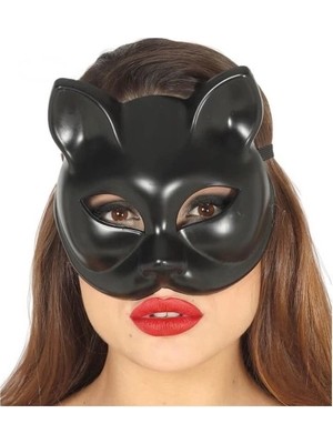 Eco Lounge Siyah Renk Lüks Kedi Maskesi