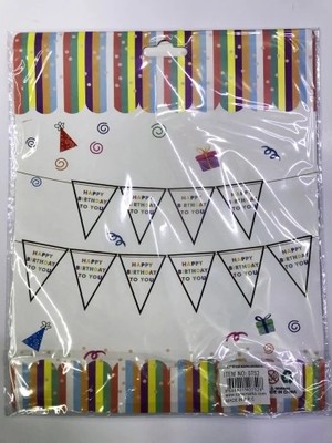 Happy Birthday To You Flama Bayrak Süsü