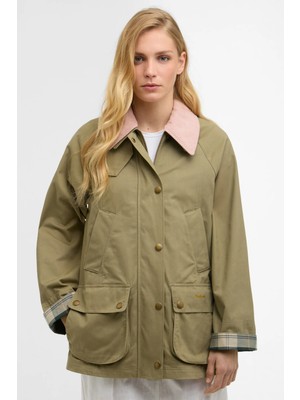 Barbour Modern Beadnell Casual Ceket OL31 Bleached Olive/ancient/gardenia