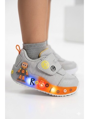 Vicco Işıklı Hafif ve Yazlık Erkek Çocuk Ilk Adım Ayakkabısı