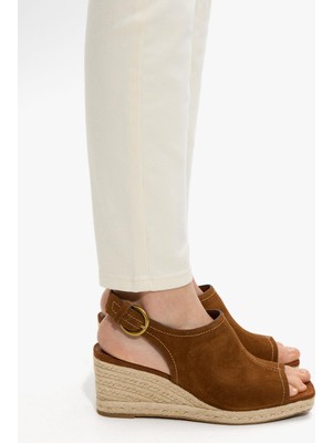 Parfois Kadın Jüt Topuklu Deri Sandalet