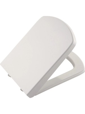 Premium Lüks Kare Amartisörlü Yavaş Kapanan Klozet Kapağı