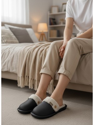 Gezer Önü Kapalı Içi Peluş Günlük Banyo Havuz Ev Dışarı Renkli Kadın Terlik