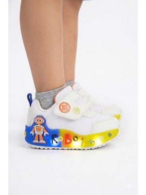 Vicco Işıklı Hafif ve Yazlık Erkek Çocuk Ilk Adım Ayakkabısı