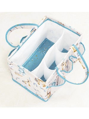 Baby Kullanımı Kolay Desenli Taşınabilir Bakım Çantası (Yeşil)