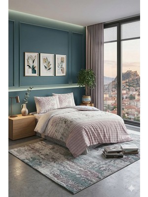 Özdilek Nev Natura Nevresim Takımı Çift Kişilik - Pudra