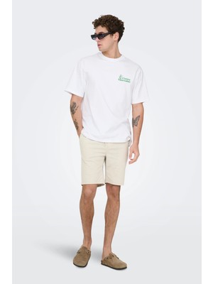 Only & Sons Onsreid Normal Kalıp Pamuklu Normal Bel Short Erkek Short 22036361