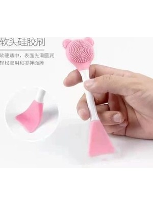 Cilt Bakım Fırçası ve Maske Spatulası