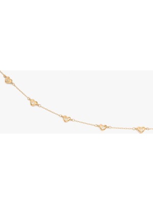 Parfois Kalp ve Kübik Zirkonlu Kolye