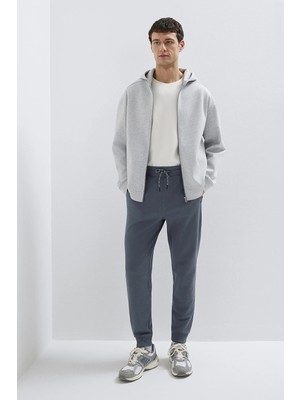 Mavi Pamuklu Slim Straight Fit Normal Bel Eşofman Altı Erkek Eşofman Altı 066907