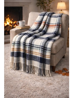 Pamuk Örme Nefes Alabilir Tv Battaniyesi 180X220 cm