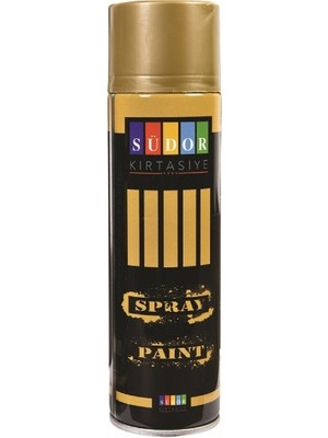 Südor Altın Yaldız Renkli Sprey Boya 200 ml Profesyonel Kalite ve Yüksek Kapatıcılık