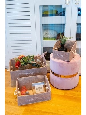 2 Adet Keçe Raf Organizer Seti Mega/maxi/kutu Organizer