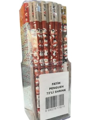 Fatih Penguen Siligili Kurşun Kalem 5 Adet