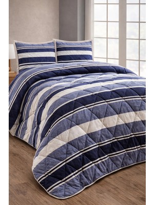 Premium Çift Kişilik Çift Taraflı Yorgan Seti 220X240 cm Yastık Kılıflı 50X70 cm