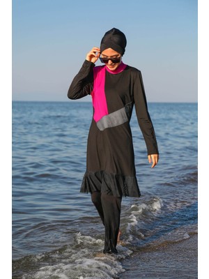 Marina Tam Kapalı Tesettür Mayo M2106