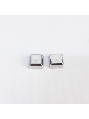 Cemax Nokta Işareti 3,75 cm Krom Yapışkanlı