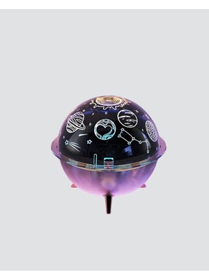 Uslucan Alışveriş USB Şarjlı Uzay Temalı Işık Projektörü Hava Nemlendirici