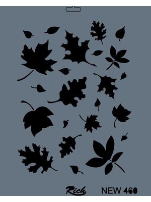 Rich New Seri N-460 Stencil 35X25 cm