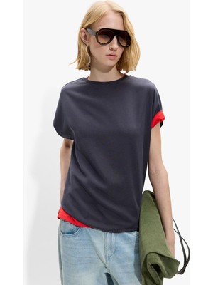 Parfois Kadın %100 Liyosel Düz T-Shirt