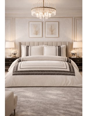 Özdilek Blend Nevresim Takımı Çift Kişilik - Krem